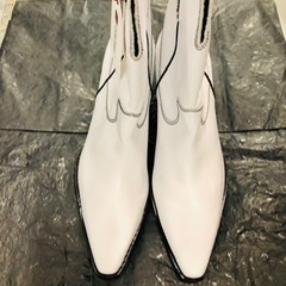 ZARA Specials LEATHER Ankle Boots, 40, NWT - Picture 2 of 9